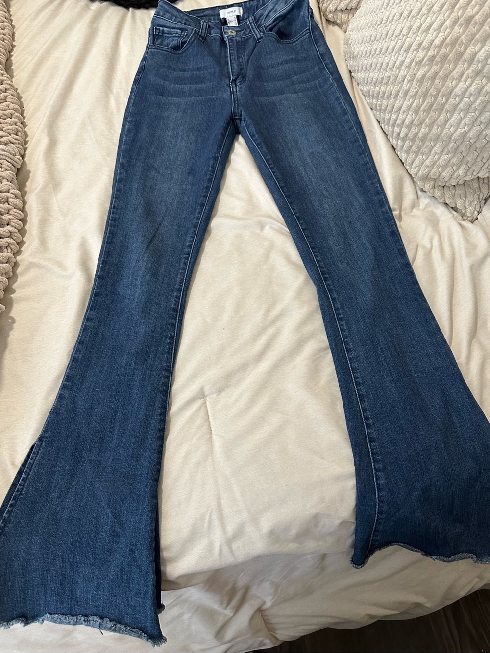 Forever 21 Blue Flare Jeans